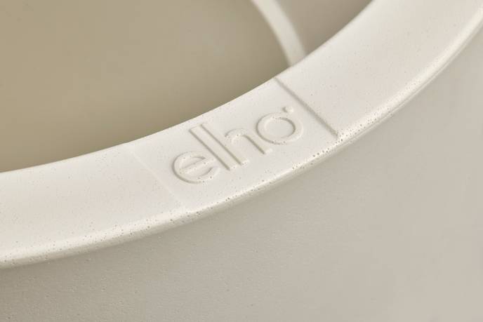 amber grail high 47cm linen white